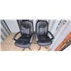 Image 1 : TWO MATCHING BLACK OFFICE CHAIRS