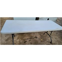 QTY 3, 6' LIFETIME TABLES & QTY 2 FOLDING 6' TBLE