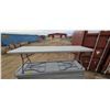 Image 1 : 8' X 30-" PLASTIC TABLES QTY 9