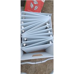 BOX OF FOLDERS AND BINDERS