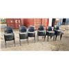 Image 1 : 28 STACKING CHAIRS BLACK