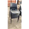 Image 2 : 28 STACKING CHAIRS BLACK