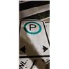 Image 2 : SIX ASSORTED METAL PARKING SIGNS