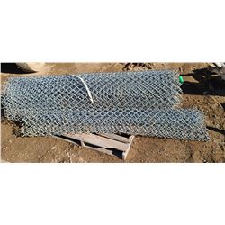 FOUR ROLLS OF 6' CHAIN LINK FENCING