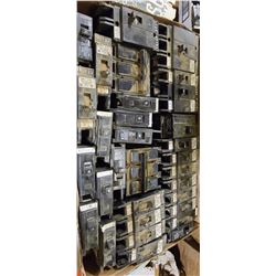 15, 20, 30, 90, 100 AMP BREAKERS QTY 31