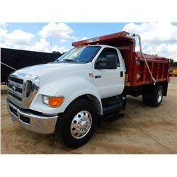 2011 FORD F750 Dump Truck