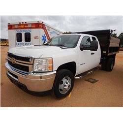 2011 CHEVROLET 3500HD Flatbed Dump Truck