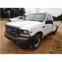 2002 FORD F250 Service / Mechanic / Utility Truck