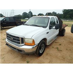 2001 FORD F350 Flatbed Truck