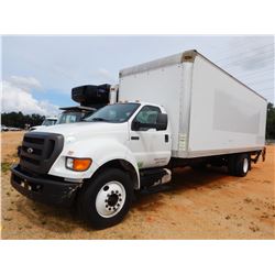 2013 FORD F750 Box Truck / Cargo Van