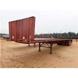 1988 FONTAINE FTW-3-9048 SLAW Flatbed Trailer