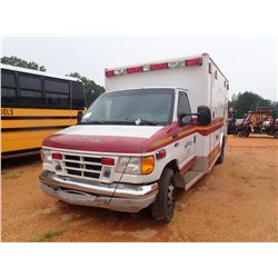 2003 FORD E450 AMBULANCE  Emergency Vehicle