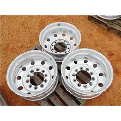(3) ALUMINUM RIMS Truck Product and Accessory