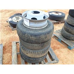 (4)TIRES  & (5)RIMS Tire