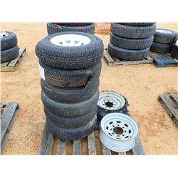 (6)TIRES &  (2) RIMS Tire