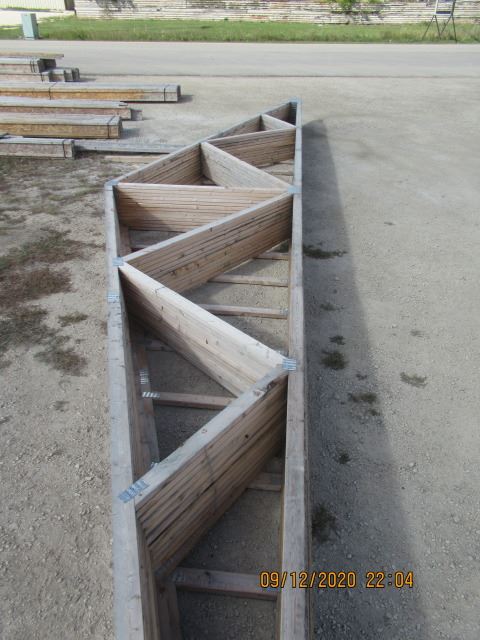 Set of Rafters 24' x 40' Building - 12 ) Rafters 40' Long w 88