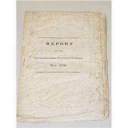 Report of the Commissioners to Indian Stream. Nov. 1836