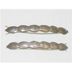 PR. 3 1/2" STERLING SILVER HAIR BARRETT