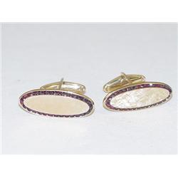 PR. 14K YELLOW GOLD LUCIEN PICCARD OVAL