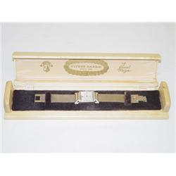 14K ULYSSE NARDIN WRISTWATCH W/ WHITE C