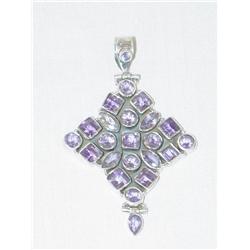 LARGE STERLING PENDANT SET W/ VARIOUS S