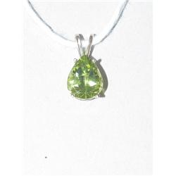 14K PENDANT W/ 2 1/2 CARAT PERIDOT