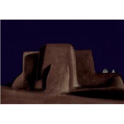 Moonlight on Ranchos de Taos Church