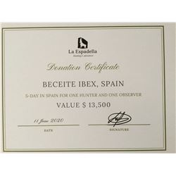 La Espadella Hunting in Spain for Beceite Ibex