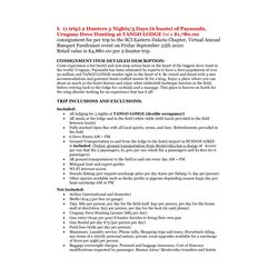 Uruguay Dove Hunting at Tango Lodge