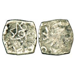 Ancient India: Archaic silver punch-marked coin, Saurashtra region, 0.83g