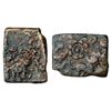 Image 1 : Ancient India: Copper coin attributed to Siri Satakani (100-50 BC), 7.17g