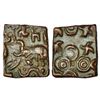 Image 1 : Ancient India: Satavahanas, copper coin of elephant type, 2.21g