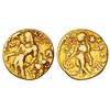 Image 1 : Ancient India: Gupta Empire, gold dinar of Chandra Gupta II (375-415 AD), 'Chhatra' type, 7.56g