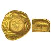 Image 1 : Medieval India: Yadavas of Devagiri, gold punch-marked Asu or 'Padma Tanka', 3.82g