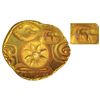 Image 1 : Medieval India: Yadavas of Devagiri, gold punch-marked Asu or 'Padma Tanka', 3.83g