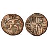 Image 1 : Medieval India: Tamil Nadu uninscribed and unattributed copper double cash coin, 4.09g