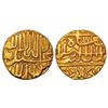 Image 1 : Mughals: Akbar (1556-1605 AD), gold mohur, 10.99g, Dar ul-Khilafat Agra mint, AH 981
