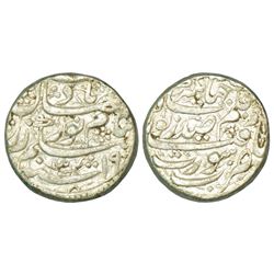 Mughals: Jahangir with the name of Noor Jahan (1623-1627 AD), silver rupee, 11.40g, Surat mint