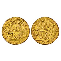 Mughals: Shah Jahan (1628-1658 AD), gold mohur, 10.88g, Patna mint (fully visible), AH 1037