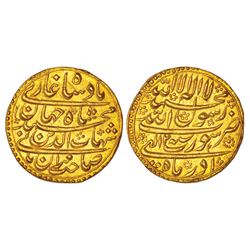 Mughals: Shah Jahan (1628-1658 AD), gold mohur, 10.96g, Surat mint, Azar 2