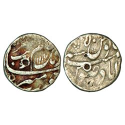Mughals: Aurangzeb (1658-1707 AD), silver ½ rupee, 5.72g, Azimabad mint