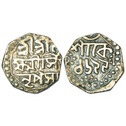 Independent Kingdoms: Assam, Lakshmi Simha (1770-1780 AD), silver ¼ rupee, sake 1699, 2.82g
