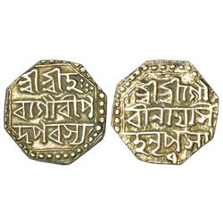 Independent Kingdoms: Assam, Gaurinatha Simha (1780-1795 AD), silver ½ rupee, RY 7, 5.70g