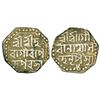 Image 1 : Independent Kingdoms: Assam, Gaurinatha Simha (1780-1795 AD), silver ½ rupee, RY 8, 5.70g
