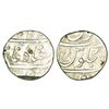 Image 1 : Independent Kingdoms: Nawab of Surat, silver rupee, 11.48g, Surat mint