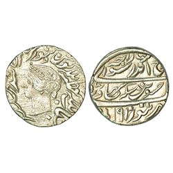 Princely States: Bharatpur, Jaswant Singh (1853-1893 AD), silver rupee, 11.13g, Braj indrapur mint