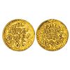 Image 1 : Princely States: Bundi, gold mohur, Maharao Raja Ram Singh (1821-1889)& Queen Victoria, 12.25g