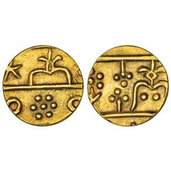 Princely States: Mewar-Udaipur, New Chandori series, gold 2/3 mohur, 7.51g