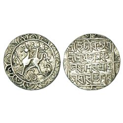 Princely States: Tripura, Amara Manikya (1577-1586 AD), silver tanka, 10.59g, sake 1503