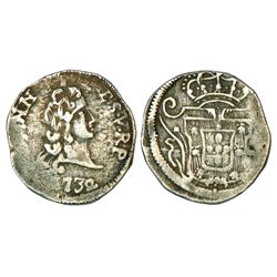 Portuguese India: D. Joao V (1706-1750 AD), Goa, silver rupia, (1)732, 11.70g